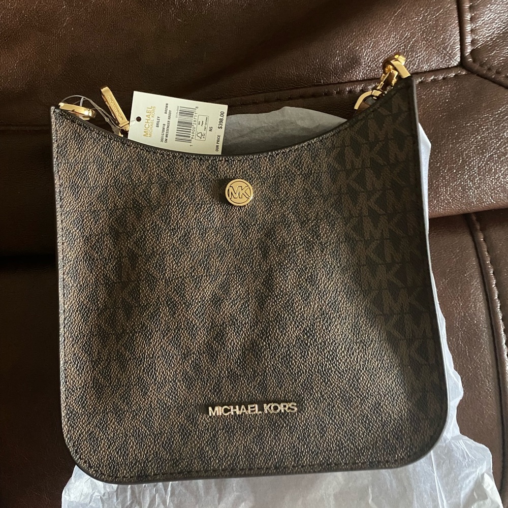 Michael Kors Briley Small Messenger Crossbody